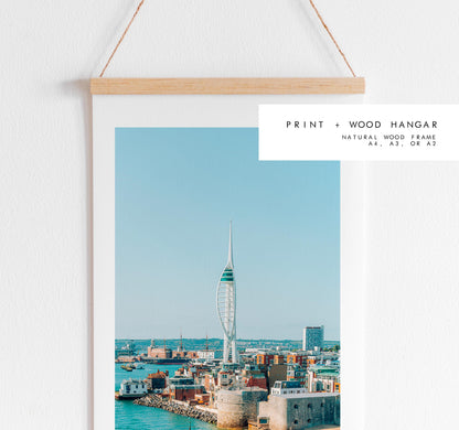Spinnaker Tower - Photography Print - Portsmouth and Southsea Prints - Wall Art -  Frame and Canvas Options - Portrait