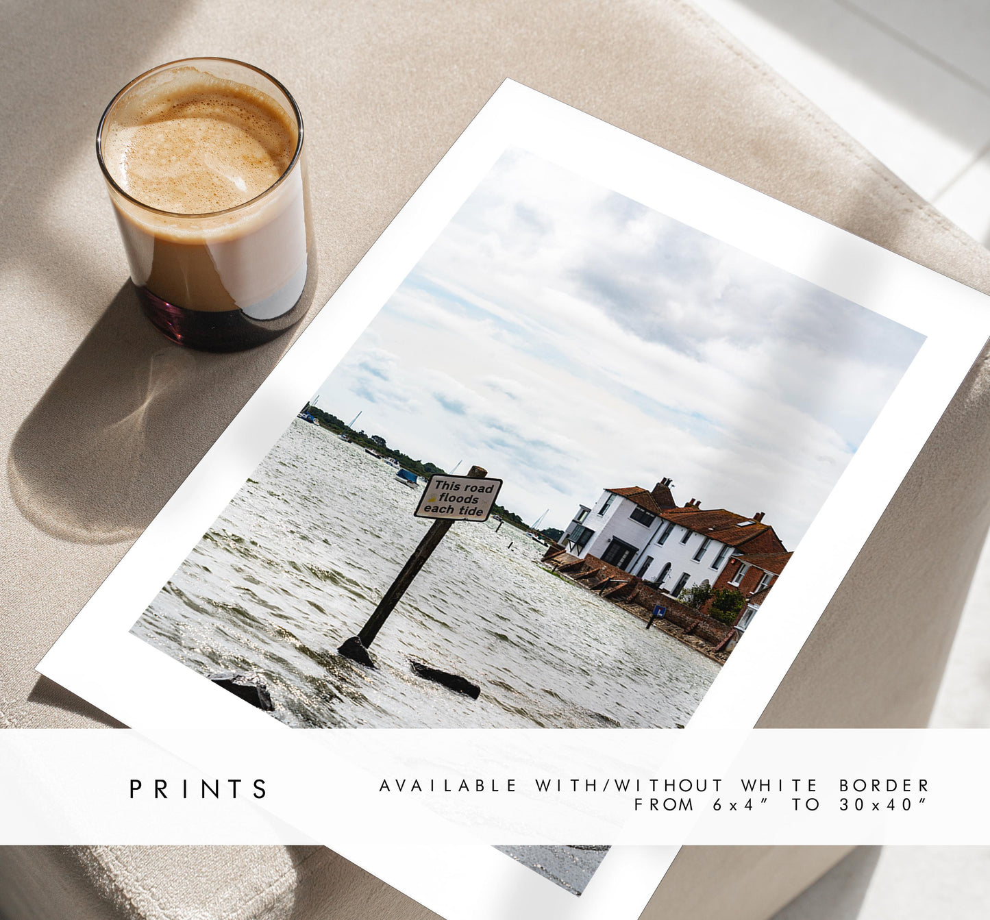 Bosham Photography Print - West Sussex Photography Prints - Wall Art -  Frame and Canvas Options - Portrait  - UK