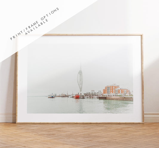 Spinnaker Tower - Photography Print - Portsmouth and Southsea Prints - Wall Art -  Frame and Canvas Options - Landscape