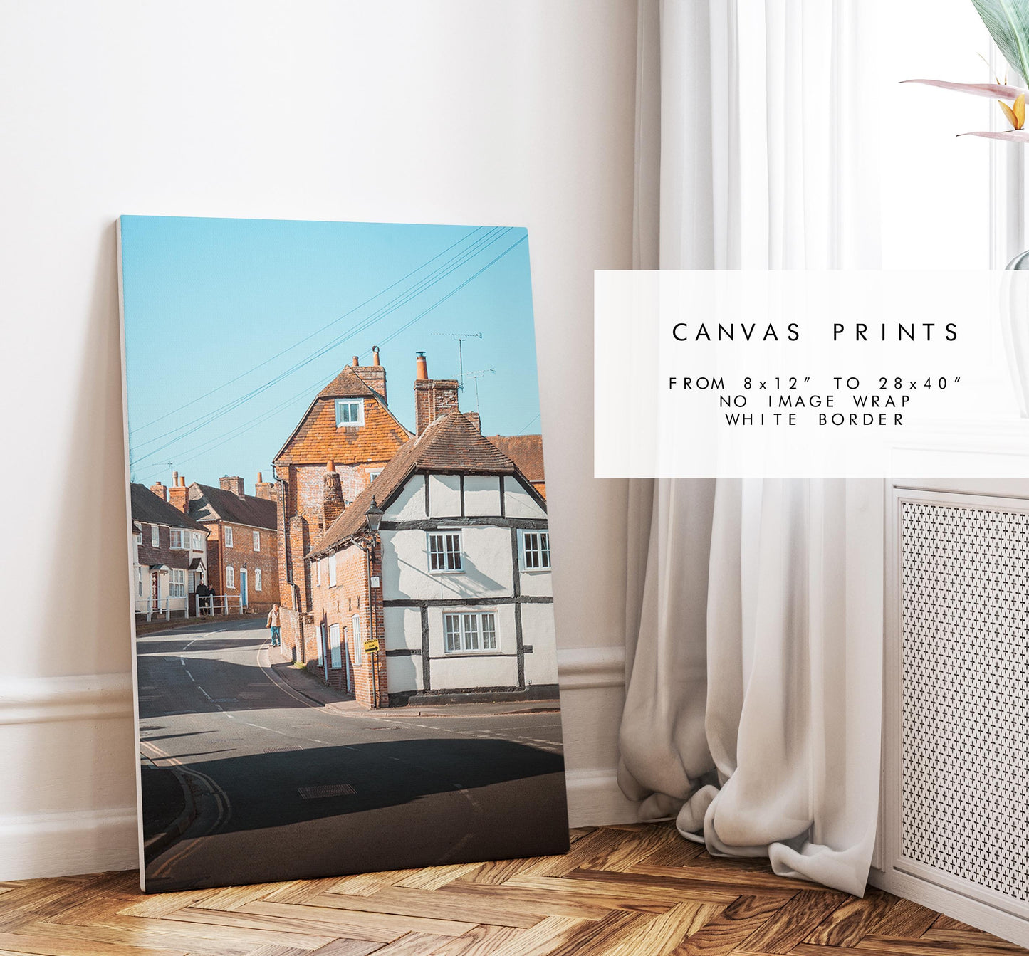 Wickham Photography Print - Hampshire Photography Prints - Wall Art -  Frame and Canvas Options - Portrait  - UK
