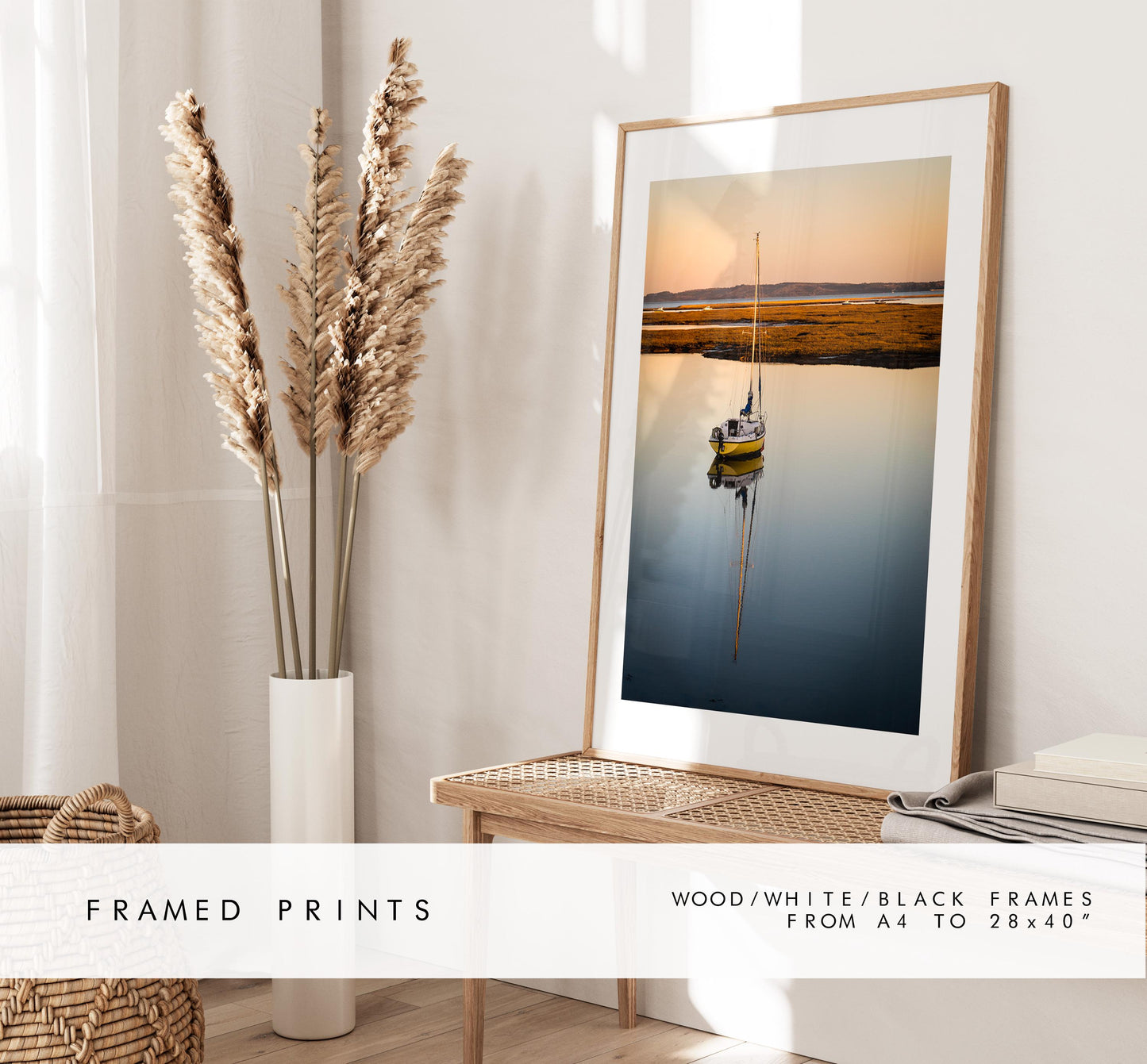 Hurst Point Print Set x3 - Prints or Framed Prints - Print Set of Three - Photography Prints - Hampshire Photography