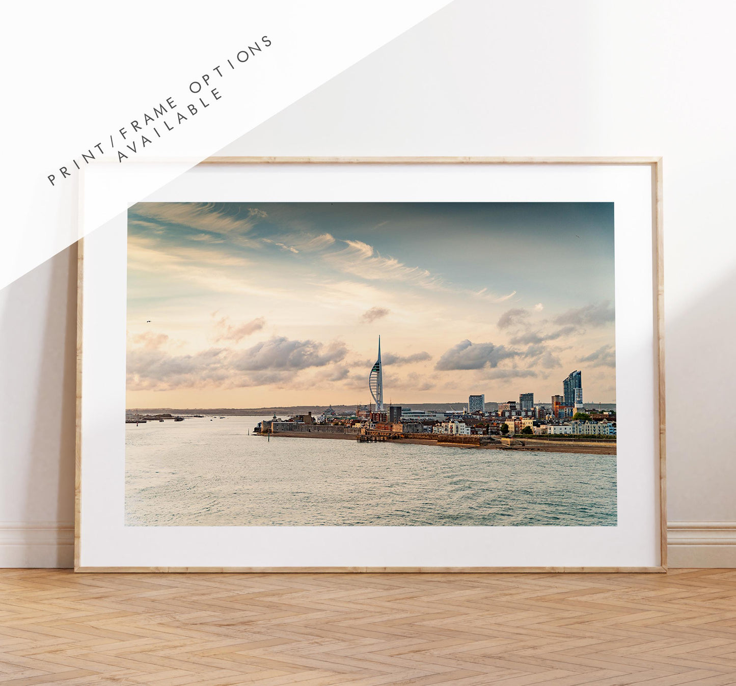 Portsmouth Sunset - Photography Print - Portsmouth and Southsea Prints - Wall Art -  Frame and Canvas Options - Landscape