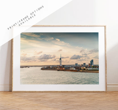 Portsmouth Sunset - Photography Print - Portsmouth and Southsea Prints - Wall Art -  Frame and Canvas Options - Landscape