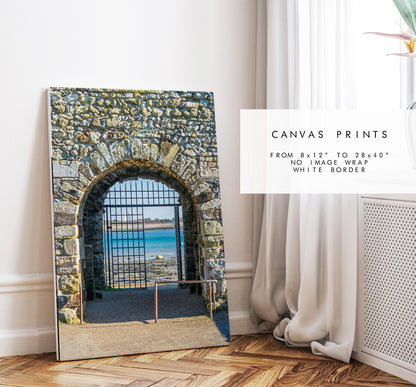 Portchester Castle Photography Print - Hampshire Photography Prints - Wall Art -  Frame and Canvas Options - Portrait  - UK