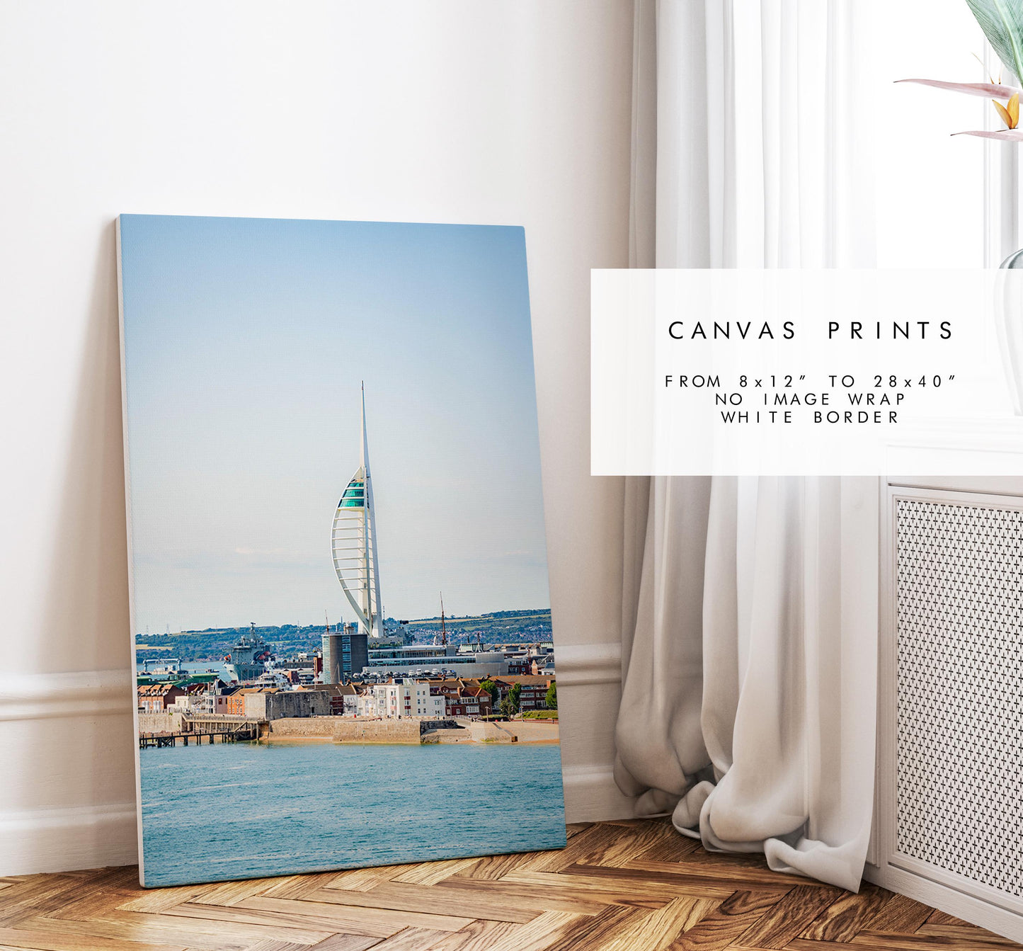 Spinnaker Tower - Photography Print - Portsmouth and Southsea Prints - Wall Art -  Frame and Canvas Options - Portrait