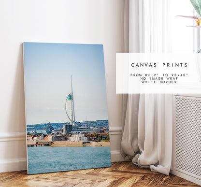 Spinnaker Tower - Photography Print - Portsmouth and Southsea Prints - Wall Art -  Frame and Canvas Options - Portrait