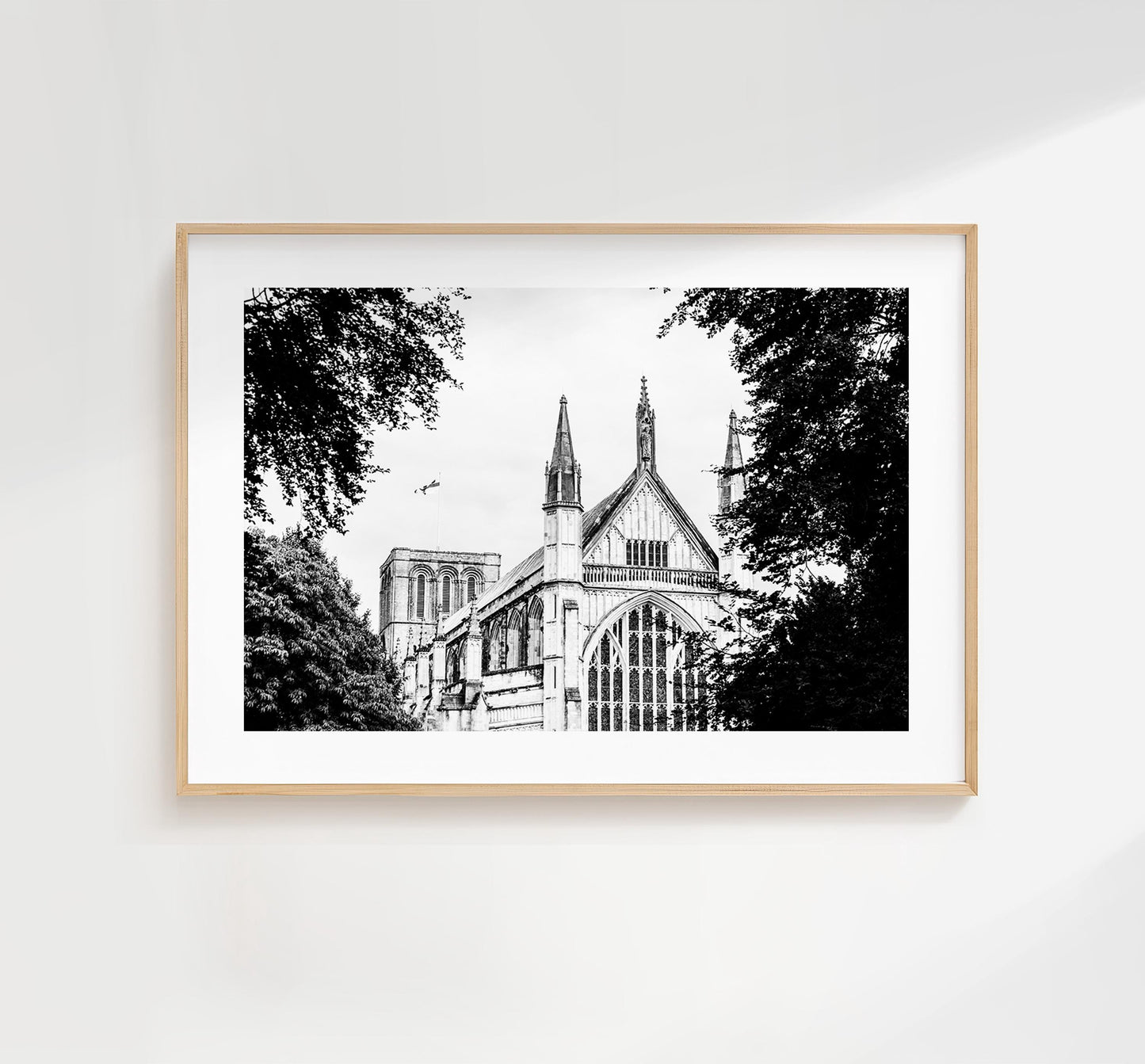 Winchester Black and White Photography Print - Hampshire Photography Prints - Wall Art -  Frame and Canvas Options - Landscape  - UK