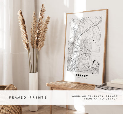 Knightsbridge Map Print - Minimalist City Map Poster - Map Art - UK - Knightsbridge Print - London - Different Colours Available