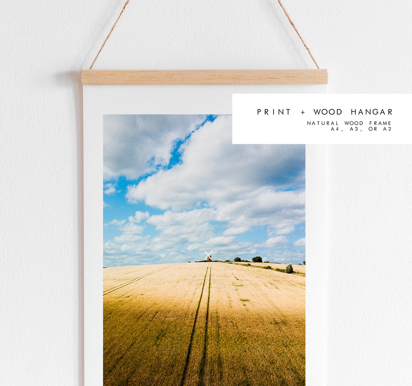 Halnaker Windmill Photography Print - West Sussex Photography Prints - Wall Art -  Frame and Canvas Options - Portrait  - UK