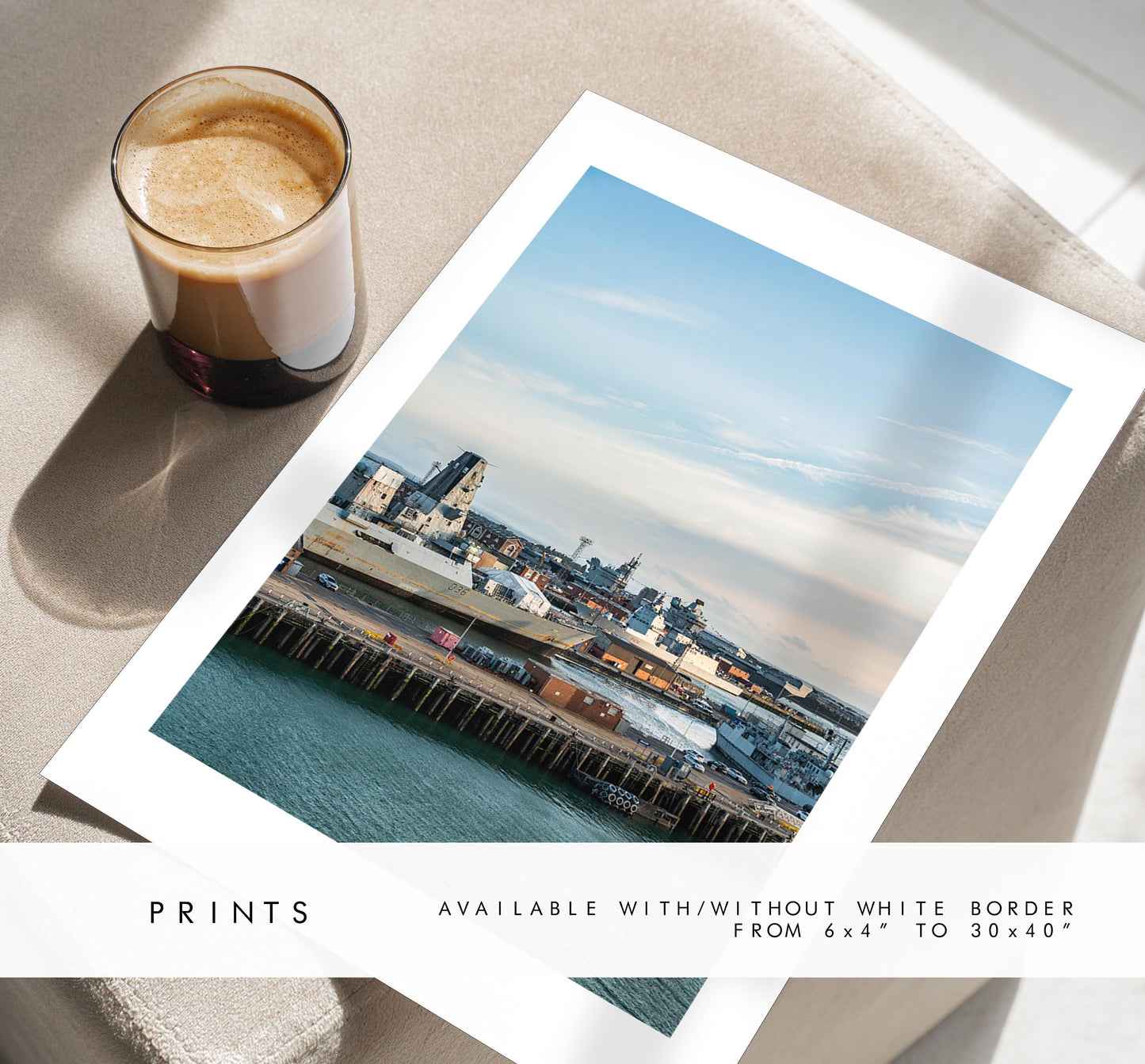 Portsmouth Dockyard - Photography Print - Portsmouth and Southsea Prints - Wall Art -  Frame and Canvas Options - Portrait