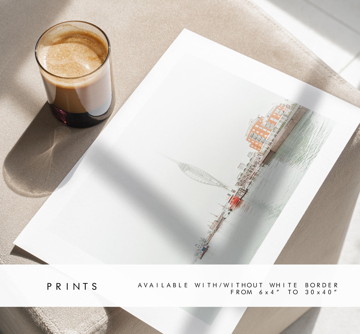 Spinnaker Tower - Photography Print - Portsmouth and Southsea Prints - Wall Art -  Frame and Canvas Options - Landscape