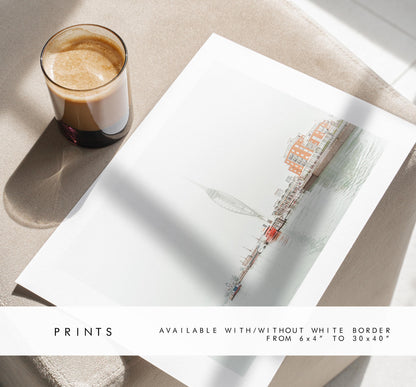 Spinnaker Tower - Photography Print - Portsmouth and Southsea Prints - Wall Art -  Frame and Canvas Options - Landscape