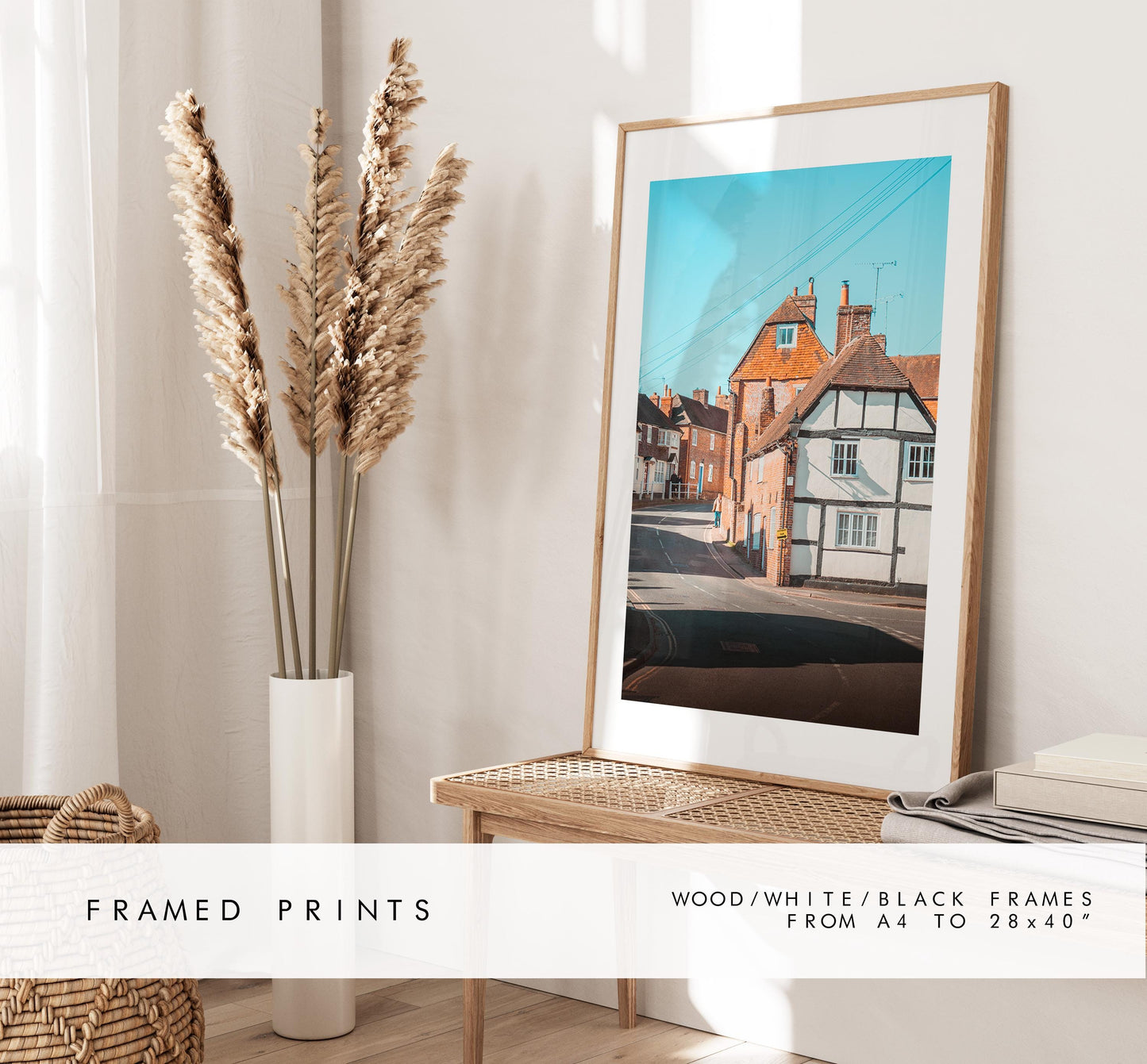 Wickham Photography Print - Hampshire Photography Prints - Wall Art -  Frame and Canvas Options - Portrait  - UK