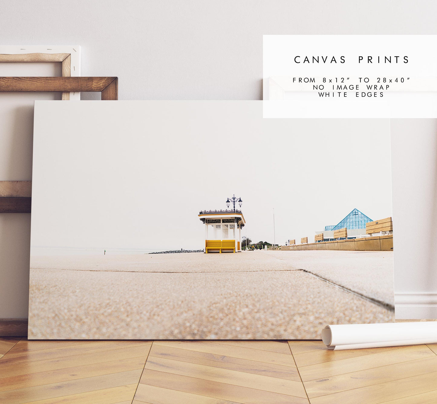 Southsea Shelters - Photography Print - Portsmouth and Southsea Prints - Wall Art -  Frame and Canvas Options - Landscape