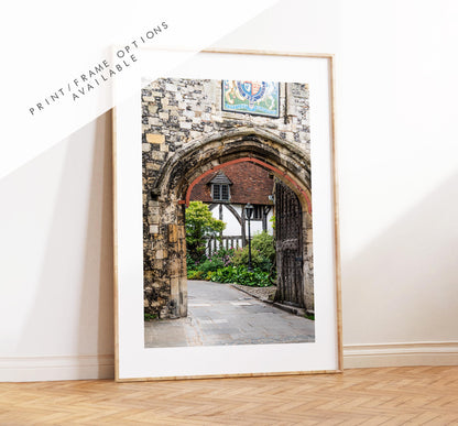 Winchester Photography Print - Hampshire Photography Prints - Wall Art -  Frame and Canvas Options - Portrait  - UK