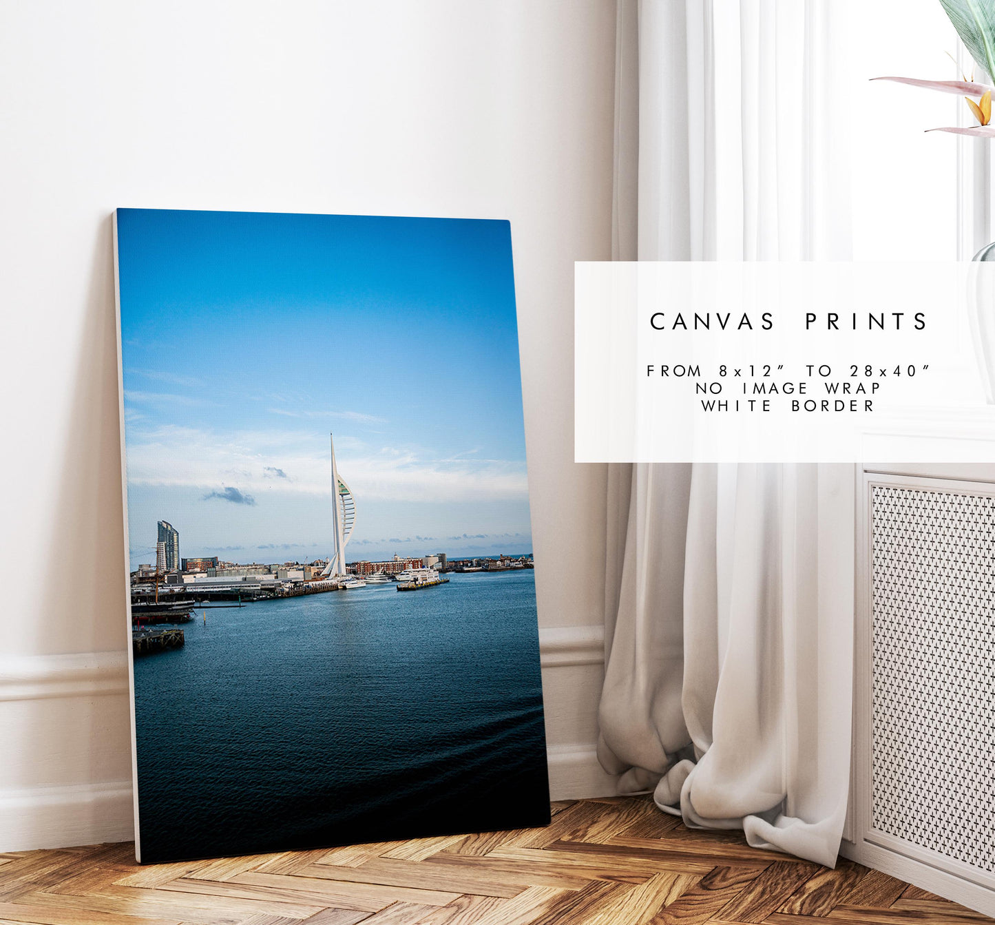 Spinnaker Tower - Photography Print - Portsmouth and Southsea Prints - Wall Art -  Frame and Canvas Options - Portrait