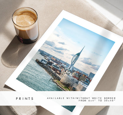 Portsmouth Print -  Photography Print - Portsmouth and Southsea Prints - Wall Art -  Frame and Canvas Options - Portrait