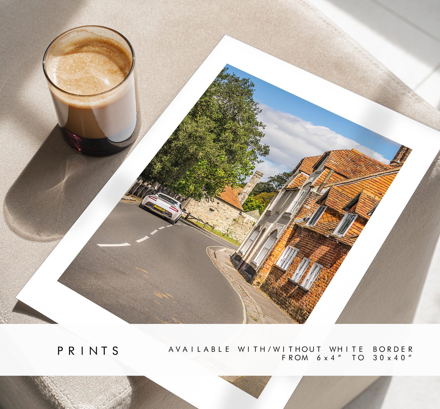 Beaulieu Village Photography Print - Hampshire Photography Prints - Wall Art -  Frame and Canvas Options - Portrait  - UK
