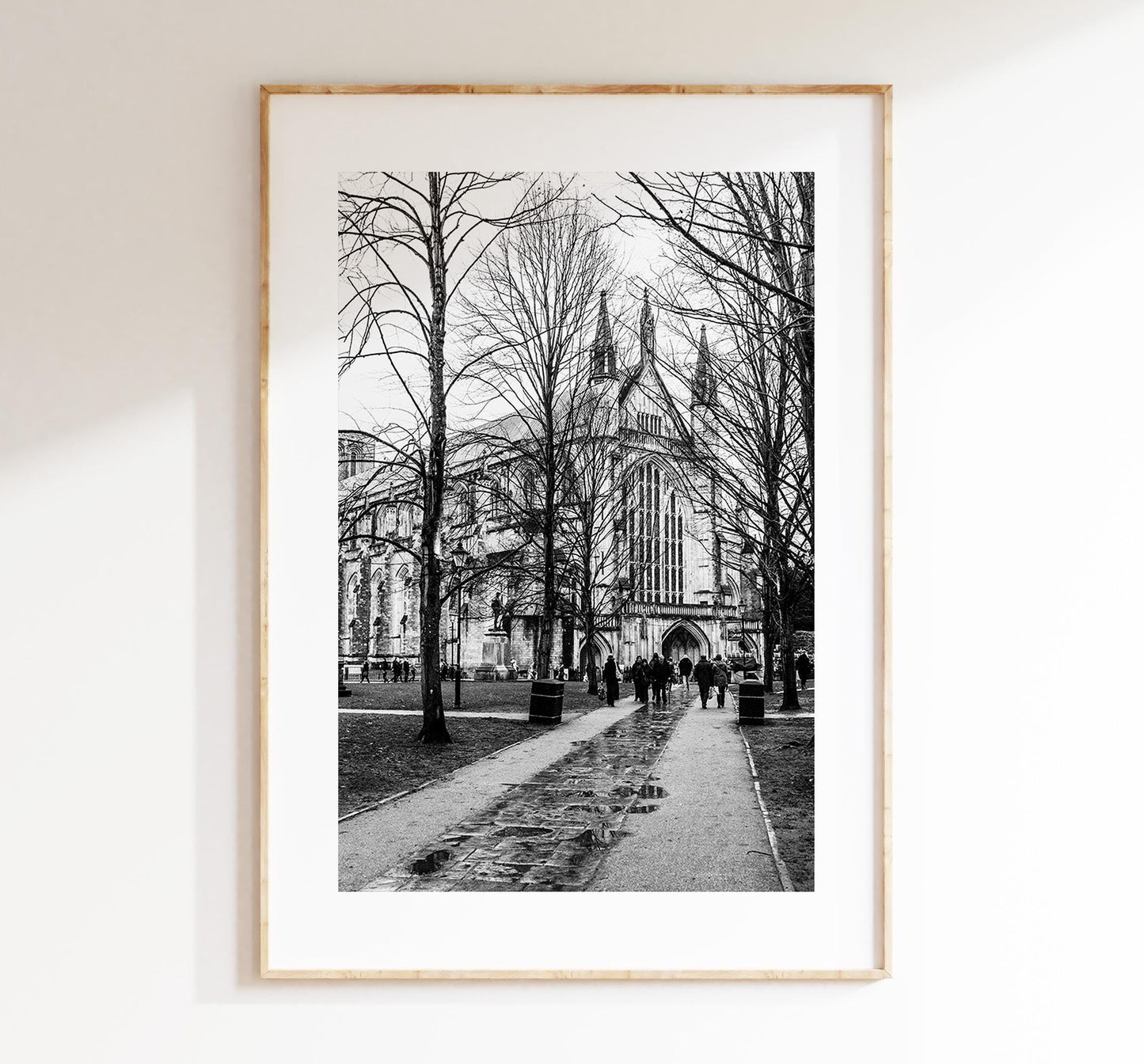 Winchester Black and White Photography Print - Hampshire Photography Prints - Wall Art -  Frame and Canvas Options - Portrait  - UK