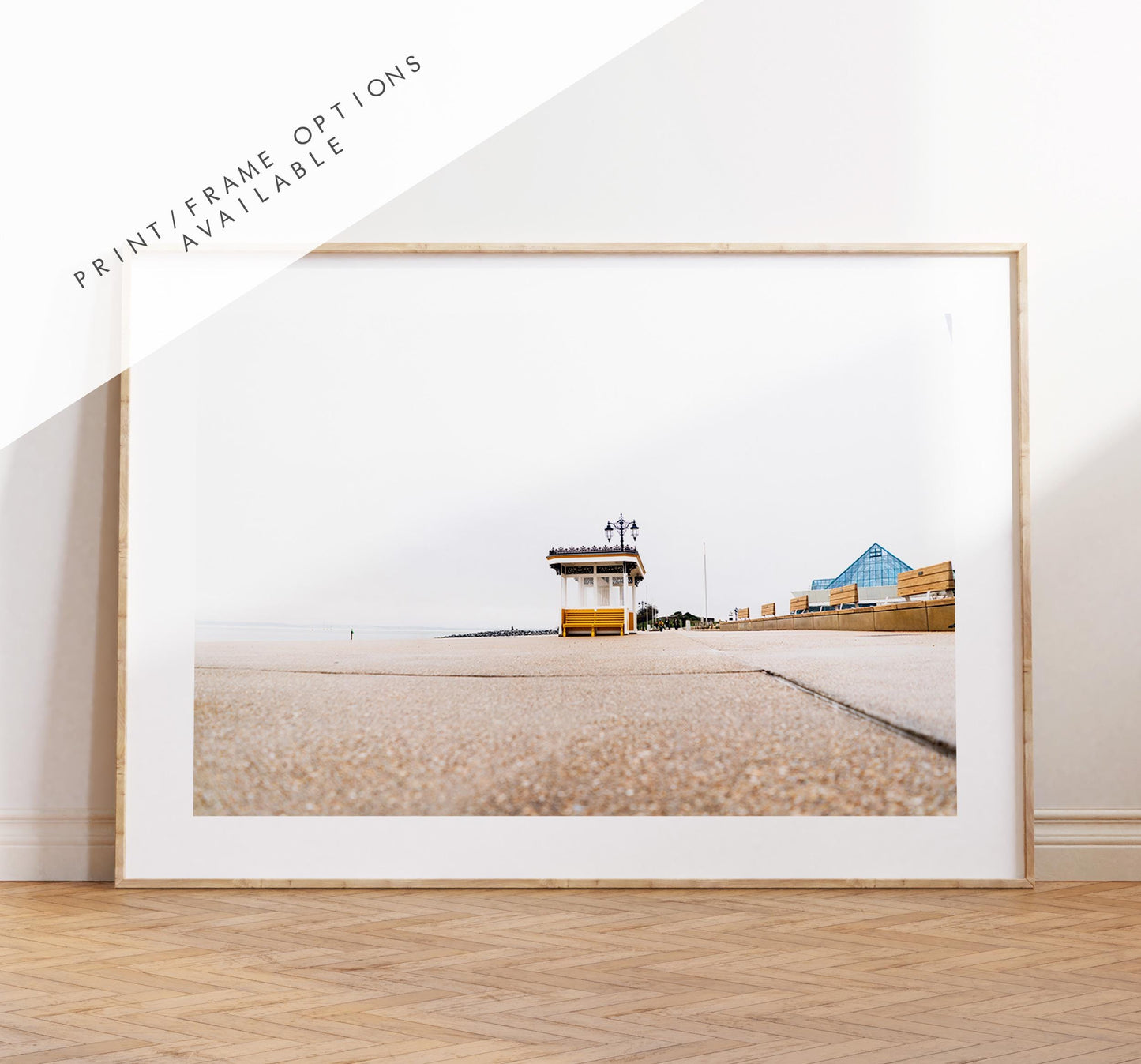 Southsea Shelters - Photography Print - Portsmouth and Southsea Prints - Wall Art -  Frame and Canvas Options - Landscape