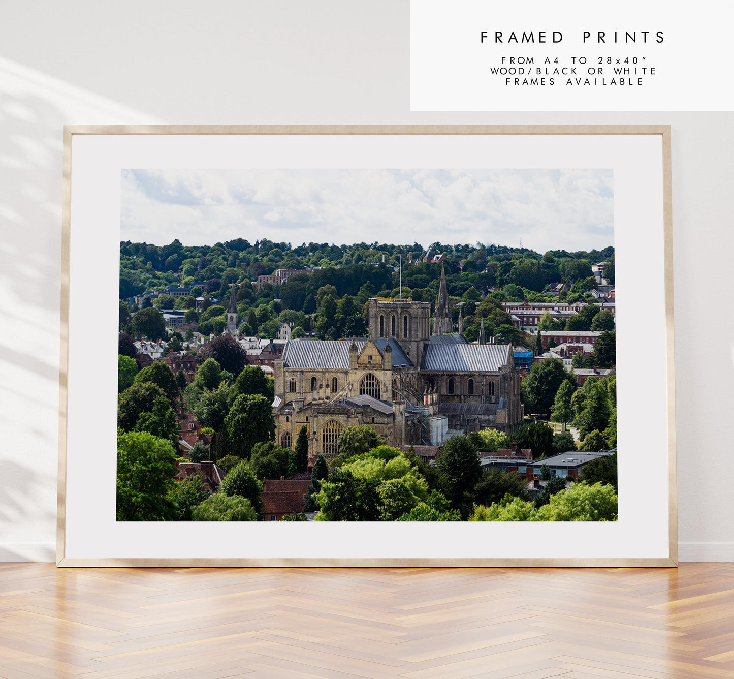 Winchester Photography Print - Hampshire Photography Prints - Wall Art -  Frame and Canvas Options - Landscape  - UK