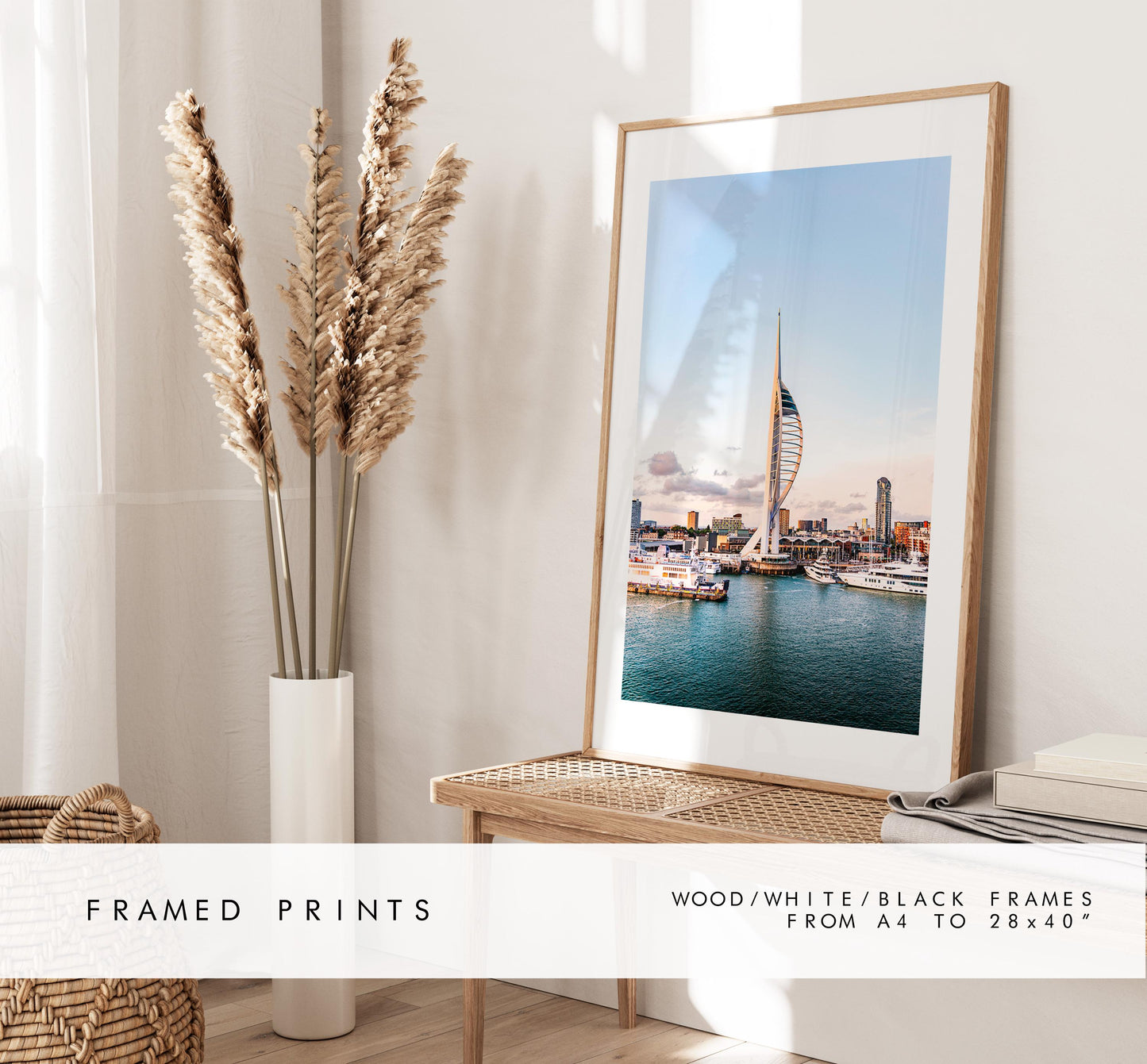 Spinnaker Sunset - Photography Print - Portsmouth and Southsea Prints - Wall Art -  Frame and Canvas Options - Portrait