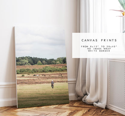 New Forest Photography Print - Hampshire Photography Prints - Wall Art -  Frame and Canvas Options - Portrait  - UK
