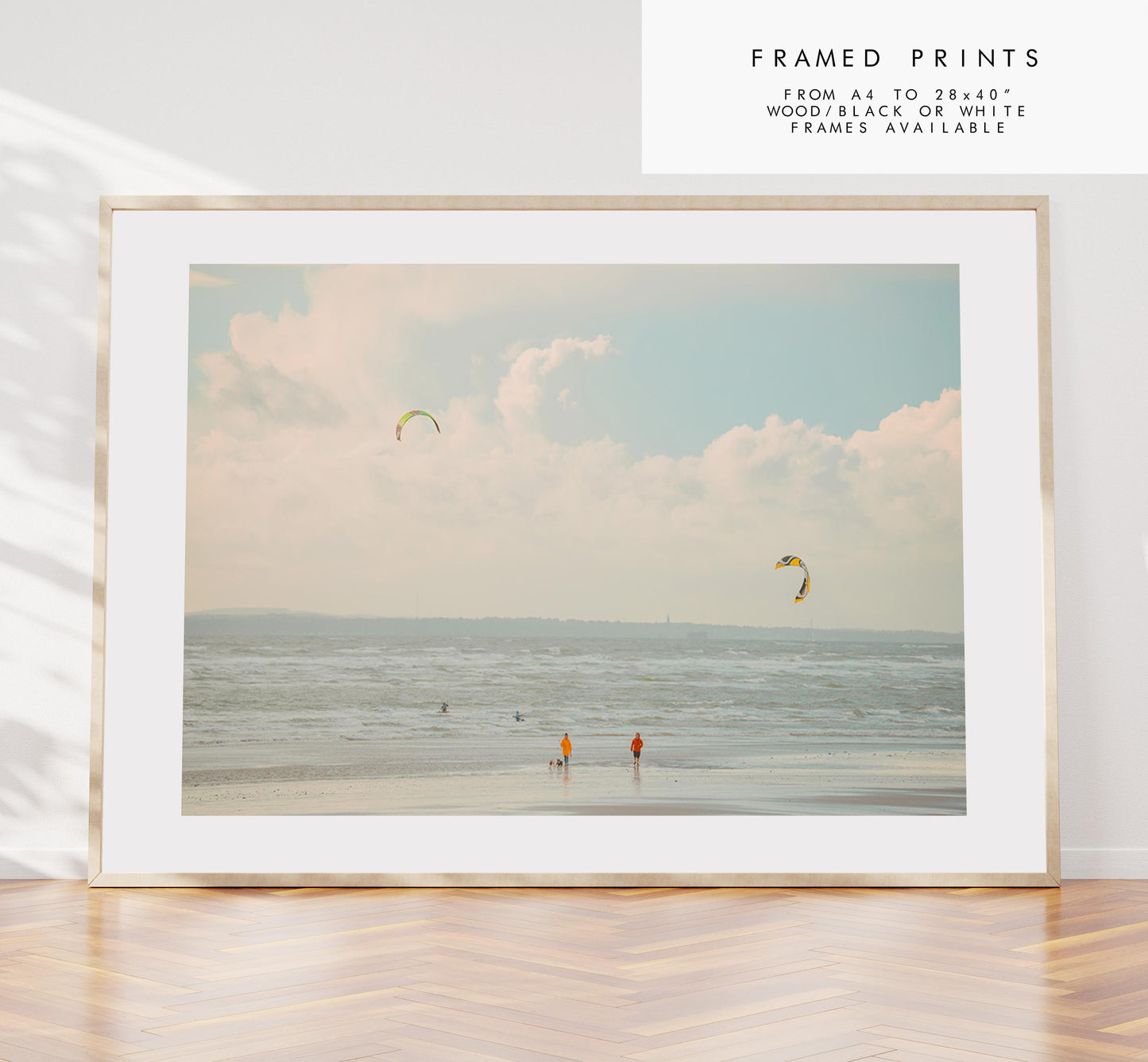 Wittering Beach Photography Print - West Sussex Photography Prints - Wall Art -  Frame and Canvas Options - Landscape  - UK