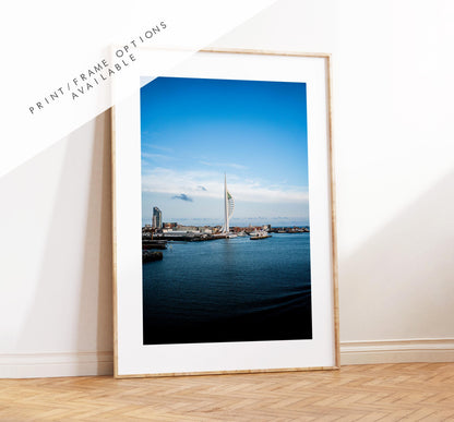 Spinnaker Tower - Photography Print - Portsmouth and Southsea Prints - Wall Art -  Frame and Canvas Options - Portrait