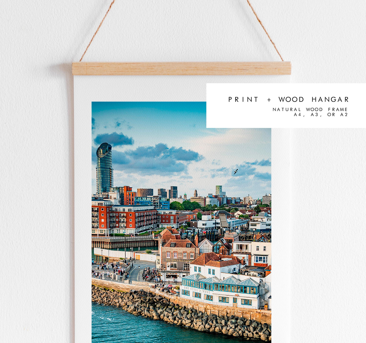 Old Portsmouth - Photography Print - Portsmouth and Southsea Prints - Wall Art -  Frame and Canvas Options - Portrait