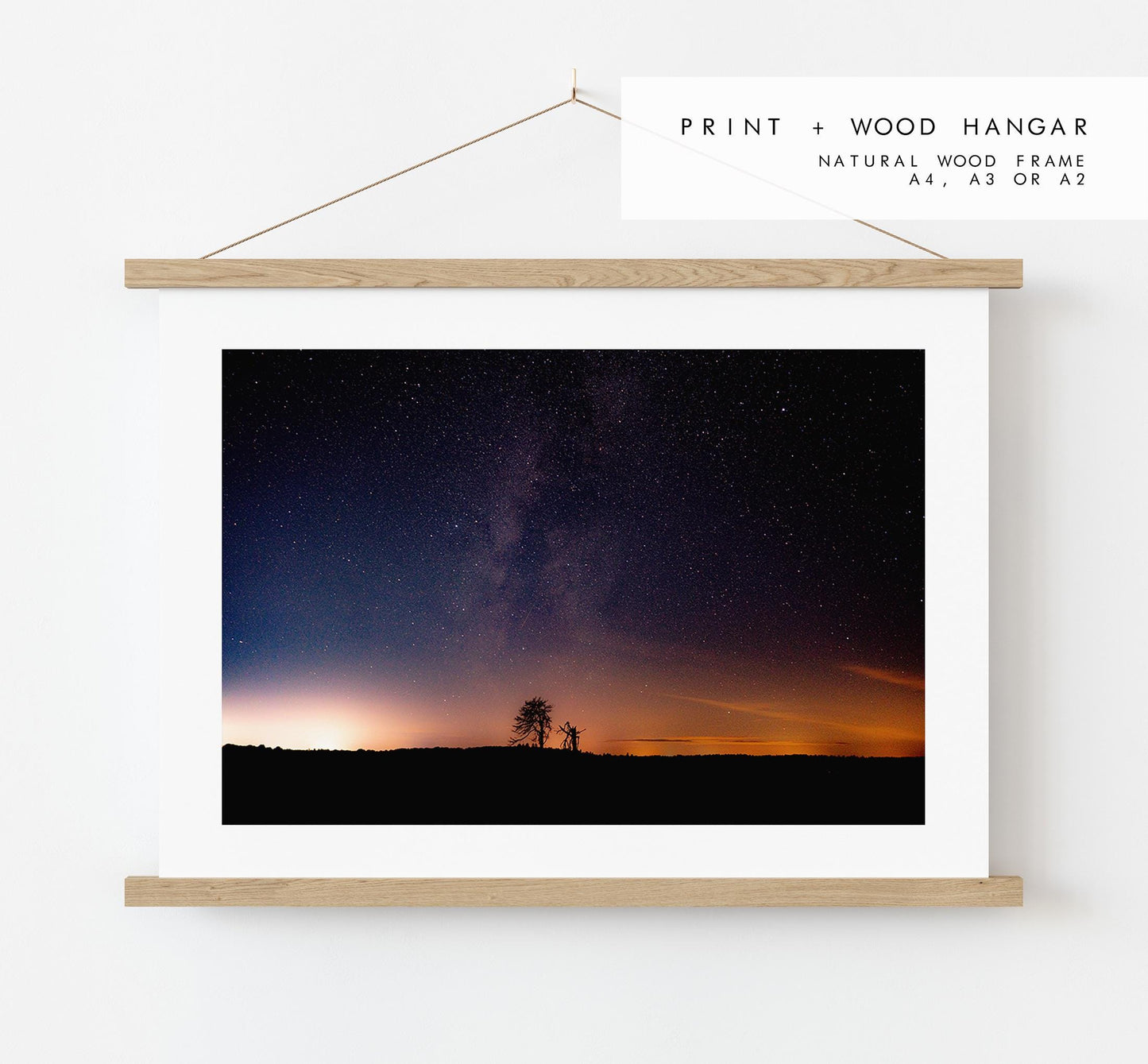 Night Sky Photography Print - New Forest - Hampshire Photography Prints - Wall Art -  Frame and Canvas Options - Landscape  - UK