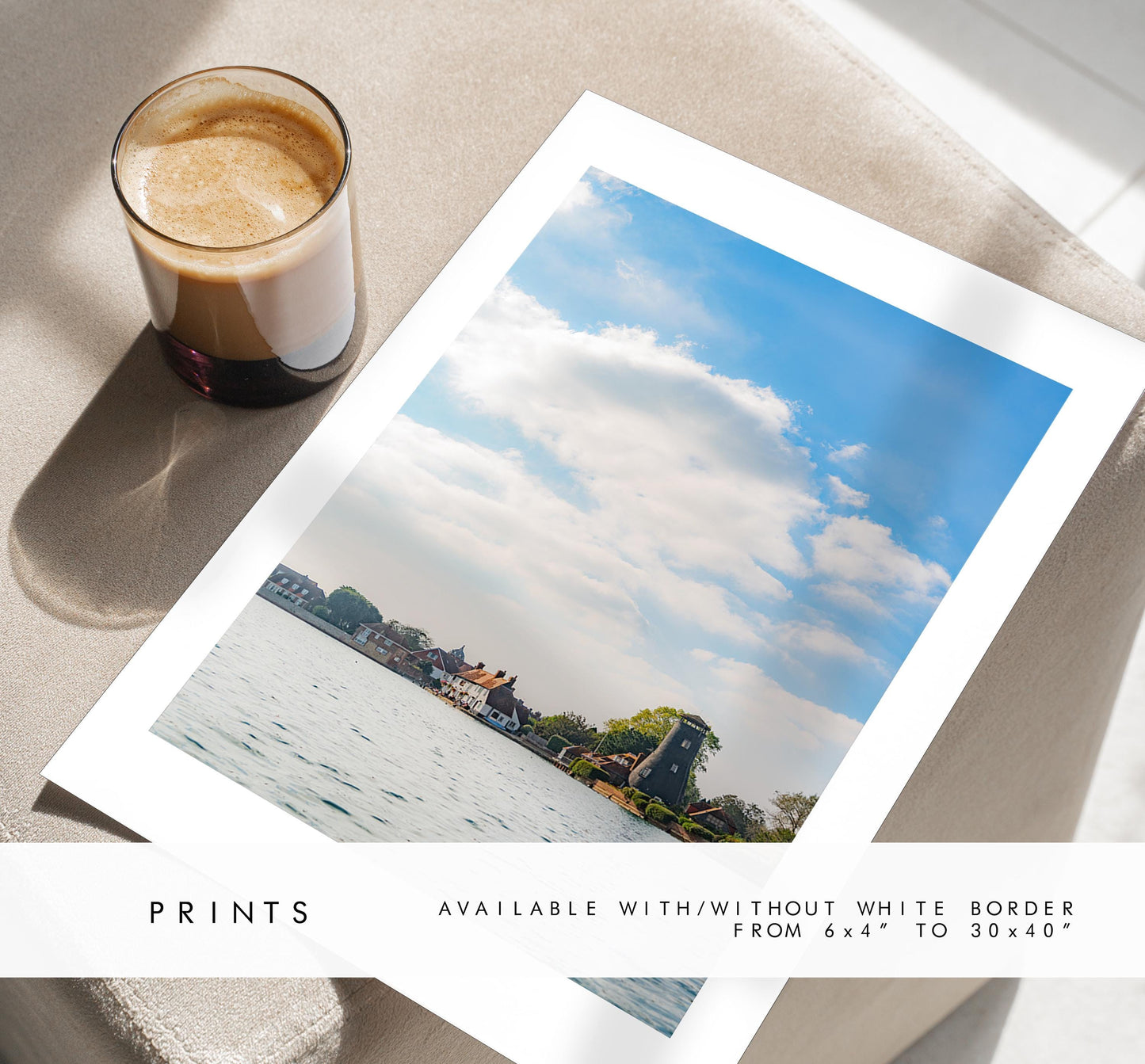 Langstone Photography Print - Hampshire Photography Prints - Wall Art -  Frame and Canvas Options - Portrait  - UK