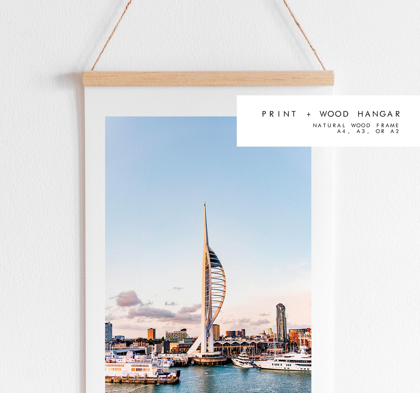 Spinnaker Sunset - Photography Print - Portsmouth and Southsea Prints - Wall Art -  Frame and Canvas Options - Portrait