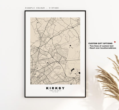 Knightsbridge Map Print - Minimalist City Map Poster - Map Art - UK - Knightsbridge Print - London - Different Colours Available