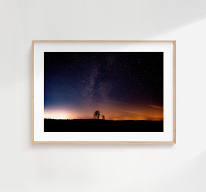 Night Sky Photography Print - New Forest - Hampshire Photography Prints - Wall Art -  Frame and Canvas Options - Landscape  - UK