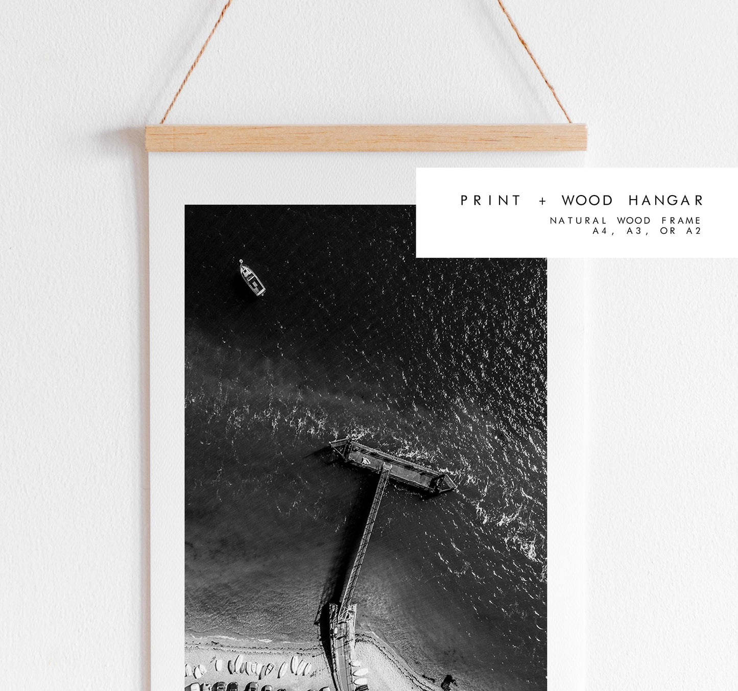 Langstone Harbour Photography Print - Hampshire Photography Prints - Wall Art -  Frame and Canvas Options - Portrait  - UK - Black and White