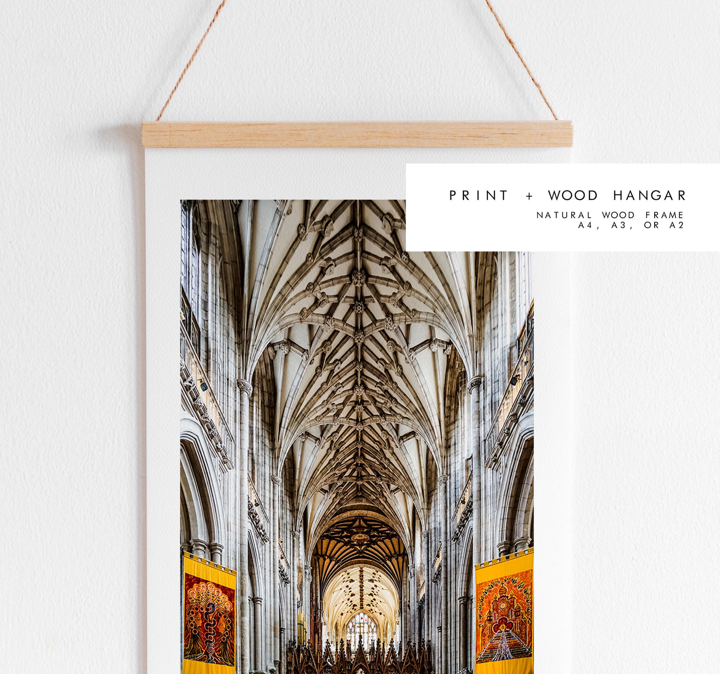 Winchester Cathedral Photography Print - Hampshire Photography Prints - Wall Art -  Frame and Canvas Options - Portrait  - UK