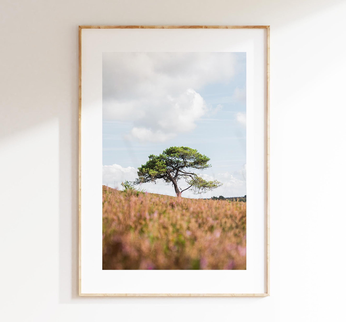 Lone Tree Photography Print - New Forest - Hampshire Photography Prints - Wall Art -  Frame and Canvas Options - Portrait  - UK