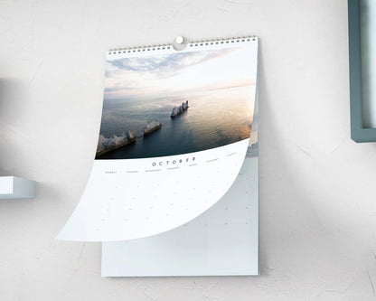 Isle of Wight 2025 Calendar - A3 or A4 Wall Calendar - 2025 Calendar - Gift - New Year - Isle of Wight Calendar - Planner