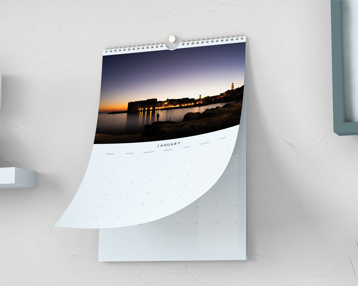 Dubrovnik 2025 Calendar - A3 or A4 Wall Calendar - 2025 Calendar - Gift - New Year - Dubrovnik Calendar - Planner - Croatia