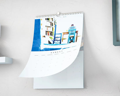 Santorini 2025 Calendar - A3 or A4 Wall Calendar - Santorini - Greece - 2025 - Calendar - 2025 Planner - Santorini Gift - Greece Calendar