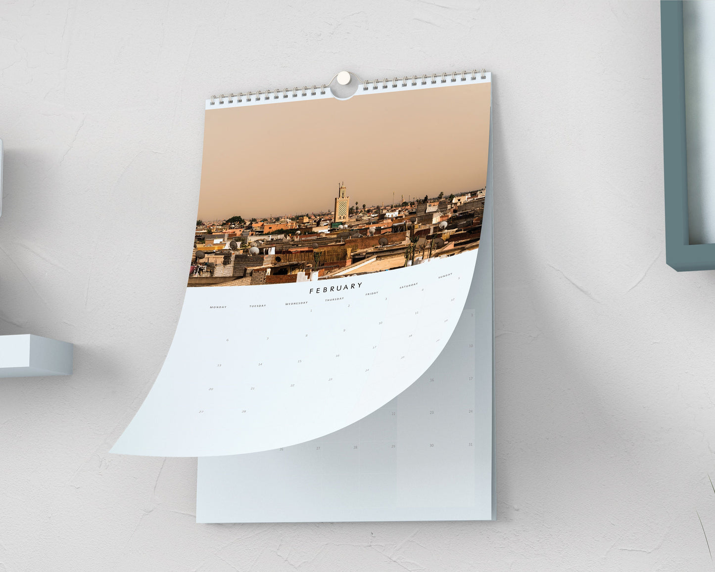 Marrakech 2025 Calendar - A3 or A4 Wall Calendar - 2025 Calendar - Gift - New Year - Marrakech Calendar - Planner - Morocco