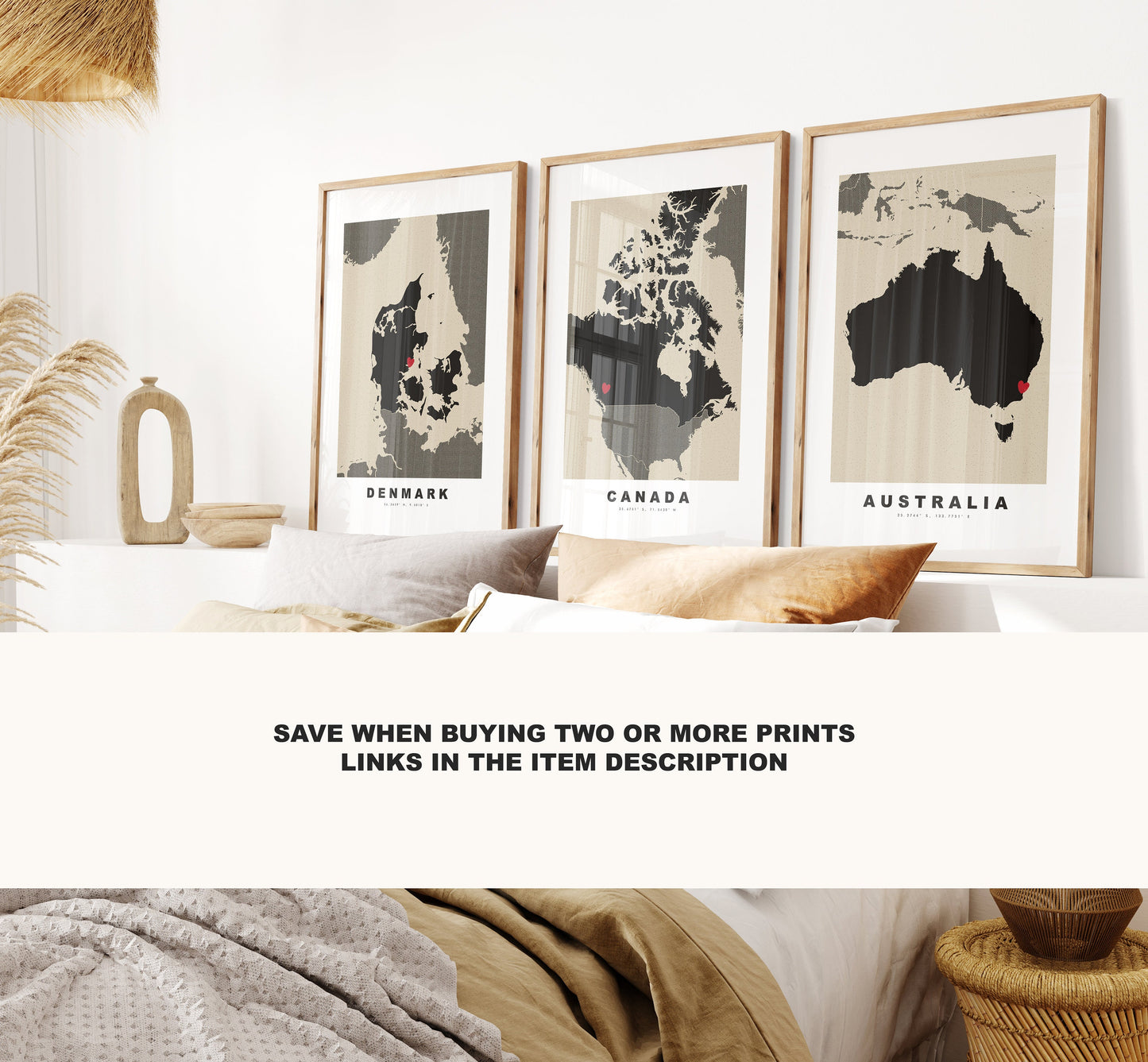 Montenegro Map Print - Personalised Map Gift - Framed or Canvas Options Available - Custom Text Options - Personalised Gift - Europe