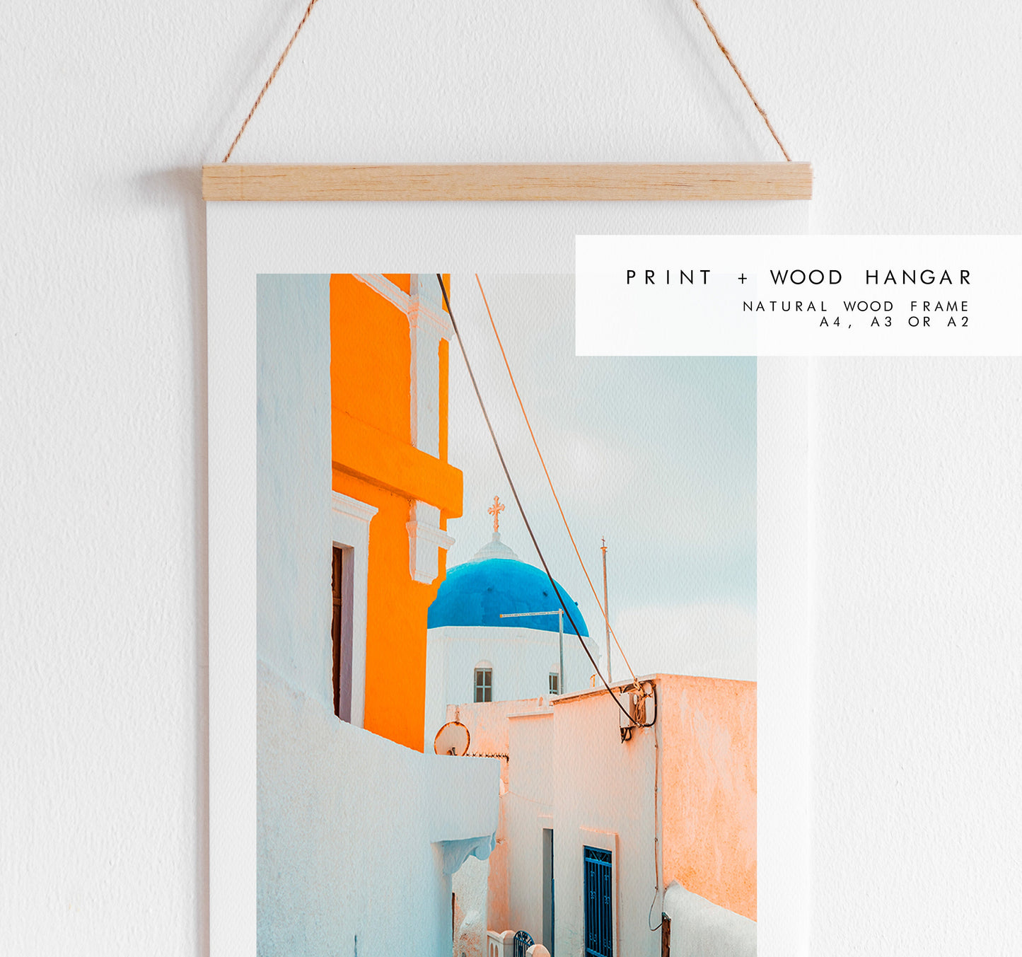 Pygros Photography Print - Greece - Print - Poster - Santorini Photography - Greece Wall Art - Santorini Photography Print - Portrait