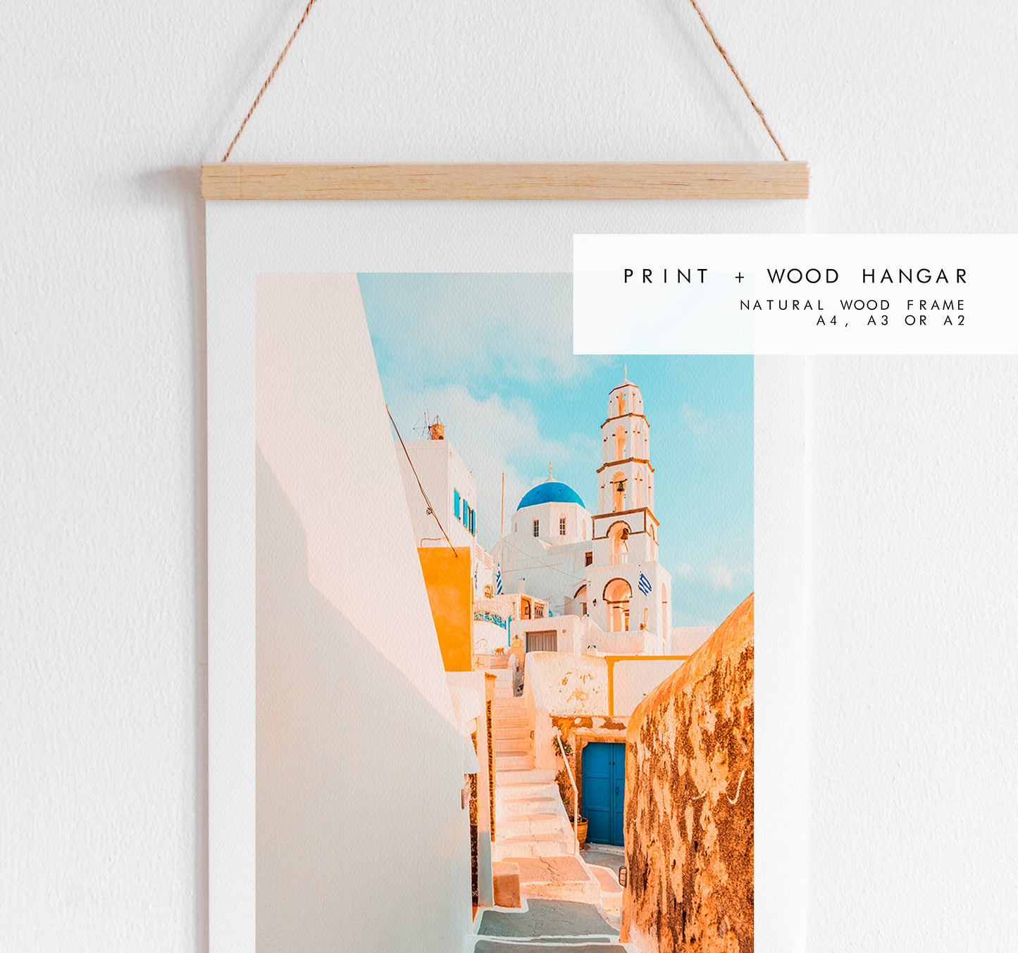 Greek Village Photography Print - Greece - Print - Poster - Santorini Photography - Greece Wall Art - Greek Architecture - Greece Wall Art