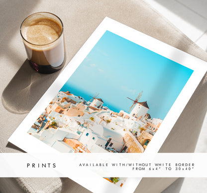 Santorini Photography Print - Greece - Print - Poster - Santorini Photography - Greece Wall Art - Portrait - Oia Print - Oia Photography