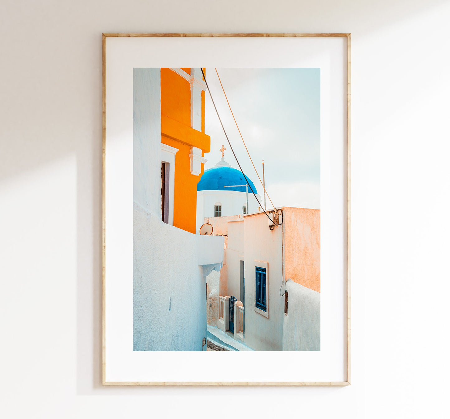 Pygros Photography Print - Greece - Print - Poster - Santorini Photography - Greece Wall Art - Santorini Photography Print - Portrait