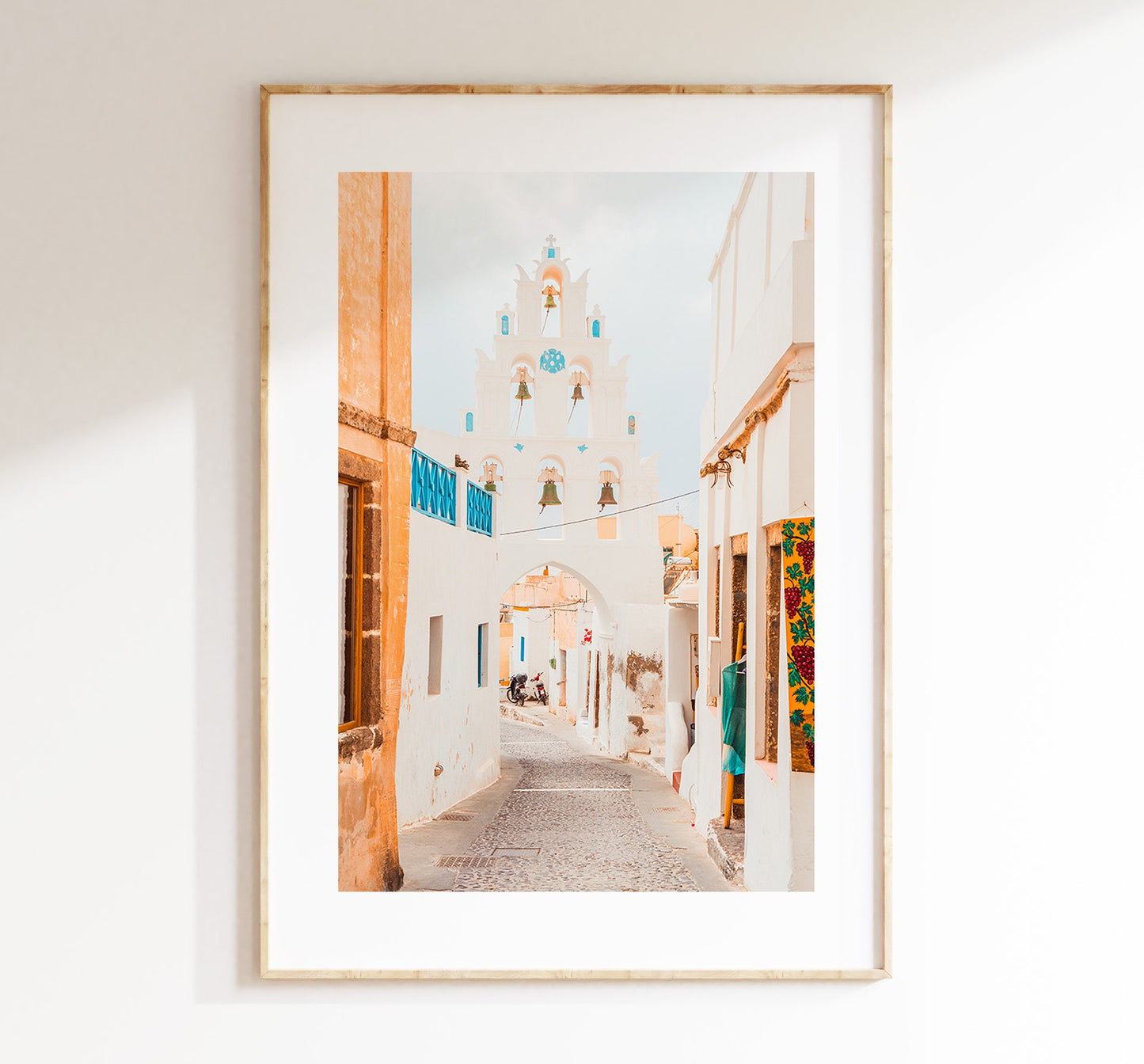 Santorini Photography Print - Greece - Print - Poster - Santorini Photography - Greece Wall Art - Portrait - Greek Village - Architecutre