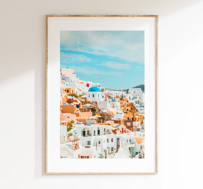 Santorini Photography Print - Greece - Print - Poster - Santorini Photography - Greece Wall Art - Oia Photography Print - Oia Santorini