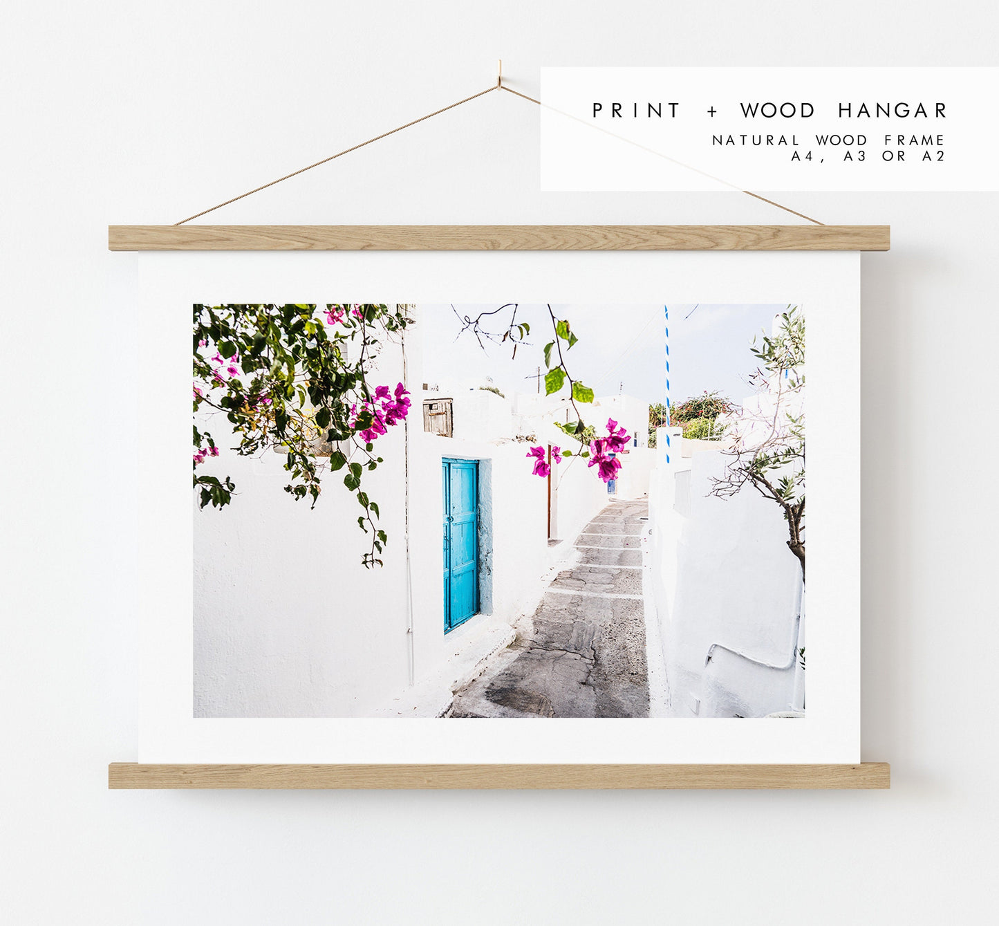 Greece Photography Print - Photography Print - Greece - Print - Poster - Santorini Photography - Greece Wall Art - Greek Village - Landscape